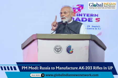 PM Modi: Russia to Manufacture AK-203 Rifles in UP