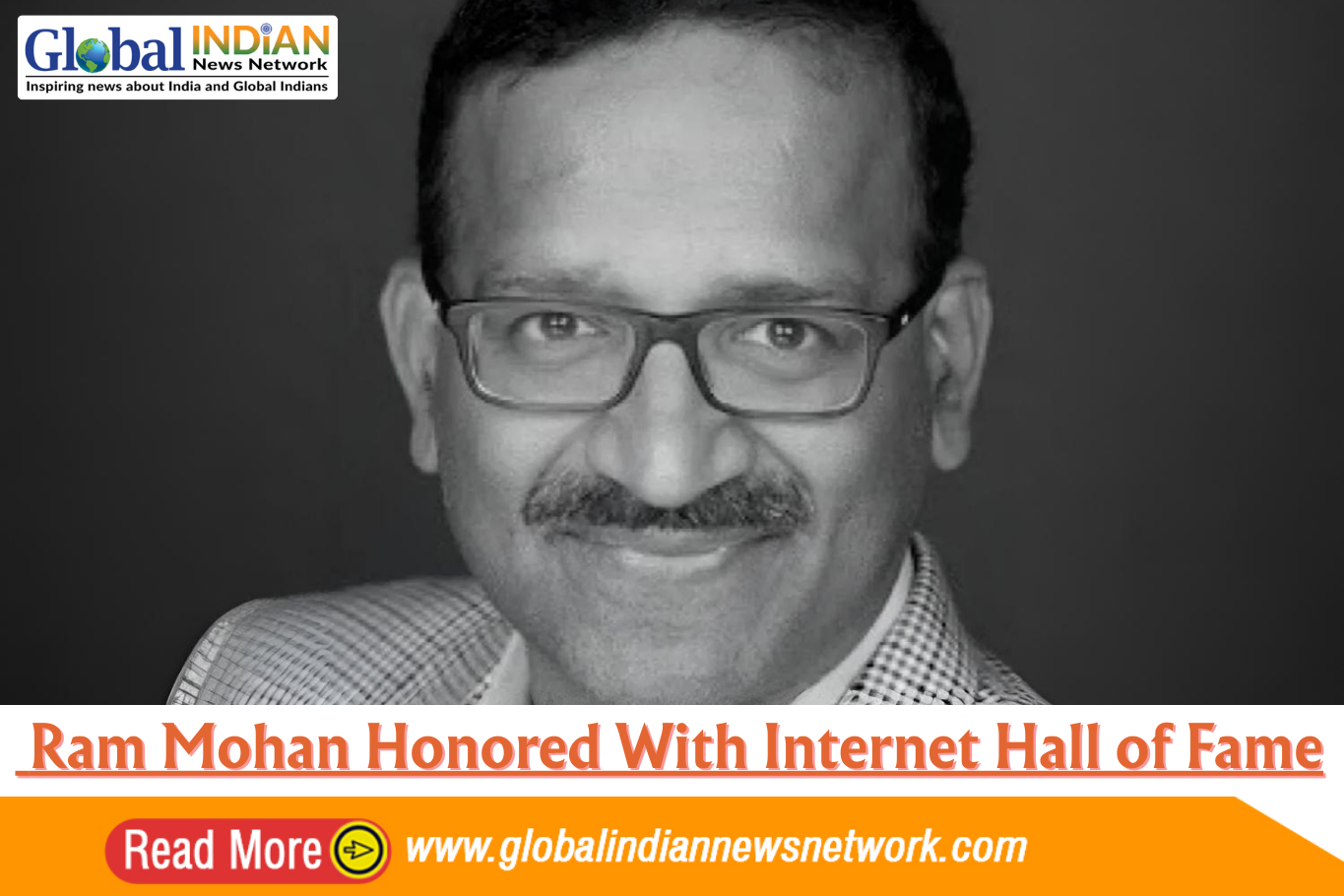  Ram Mohan Honored With Internet Hall of Fame