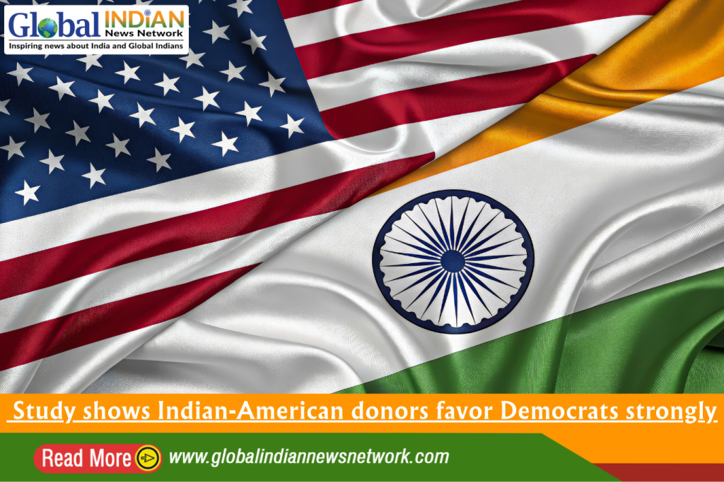 Study shows Indian-American donors favor Democrats strongly