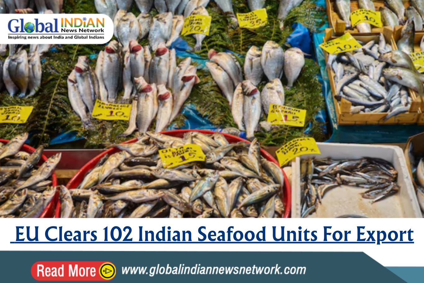  EU Clears 102 Indian Seafood Units For Export