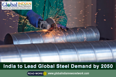 India to Lead Global Steel Demand by 2050