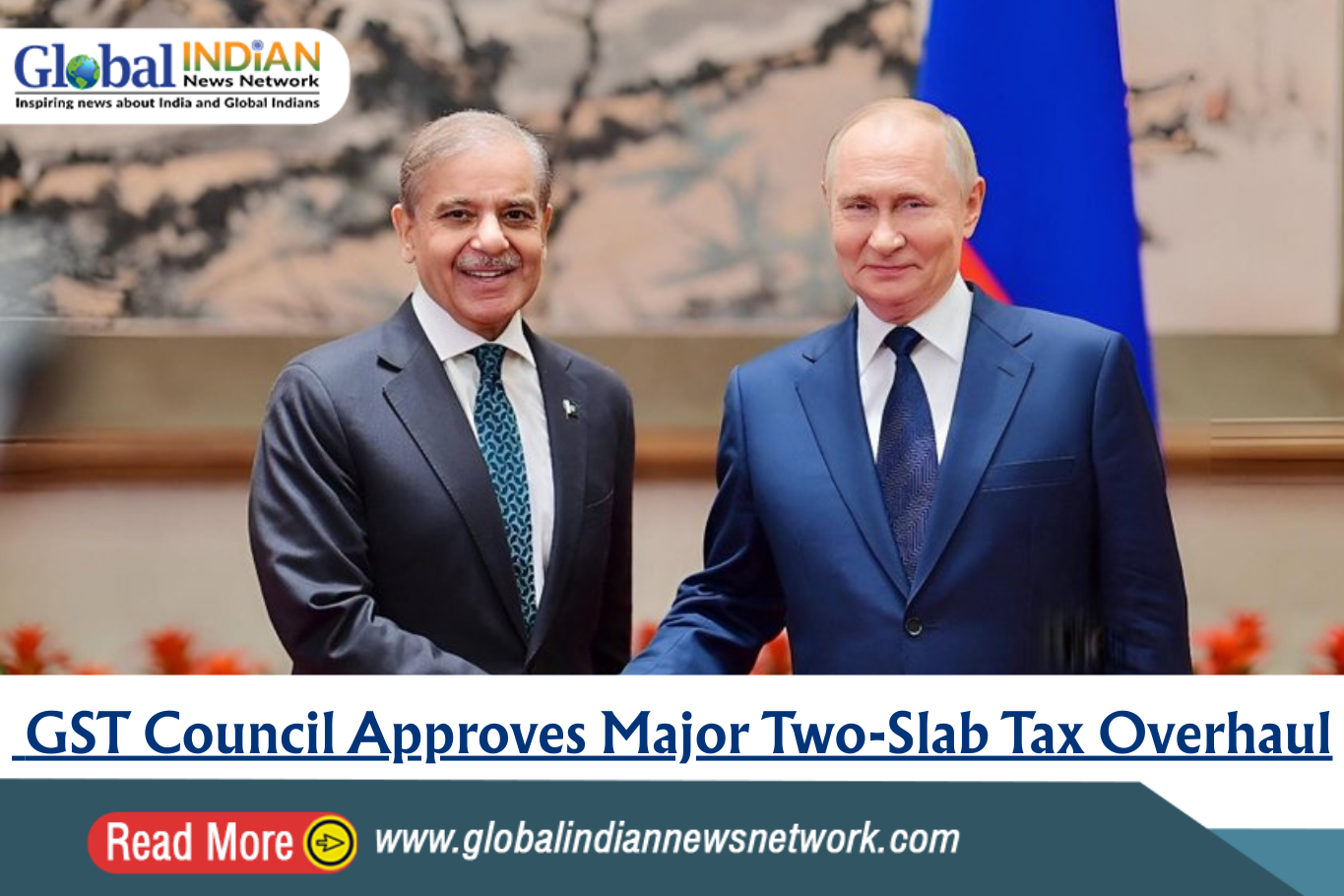  Shehbaz Sharif Mentions India in Talks With Putin
