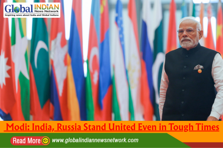 Modi: India, Russia Stand United Even in Tough Times