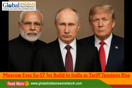 Moscow Eyes Su-57 Jet Build in India as Tariff Tensions Rise Moscow Eyes Su-57 Jet Build in India as Tariff Tensions Rise