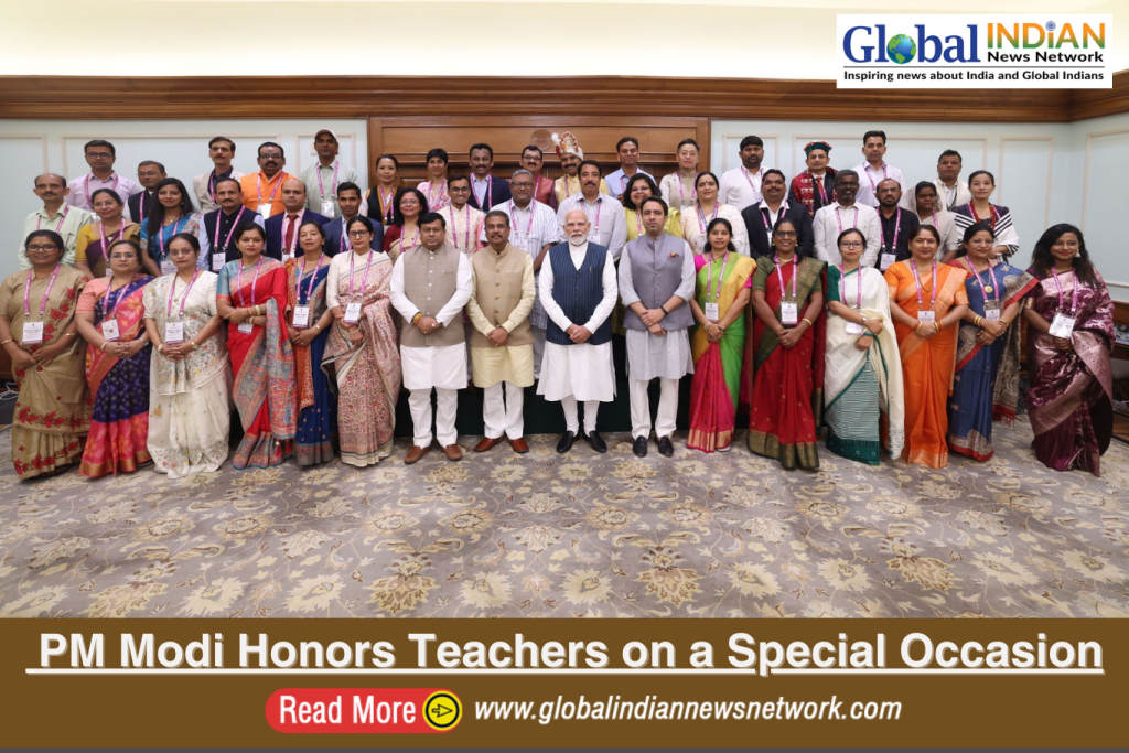 PM Modi Honors Teachers on a Special Occasion
