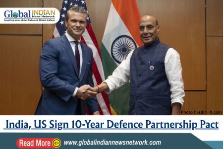 India, US Sign 10-Year Defence Partnership Pact