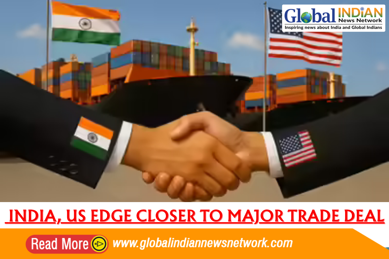  India, US Edge Closer to Major Trade Deal