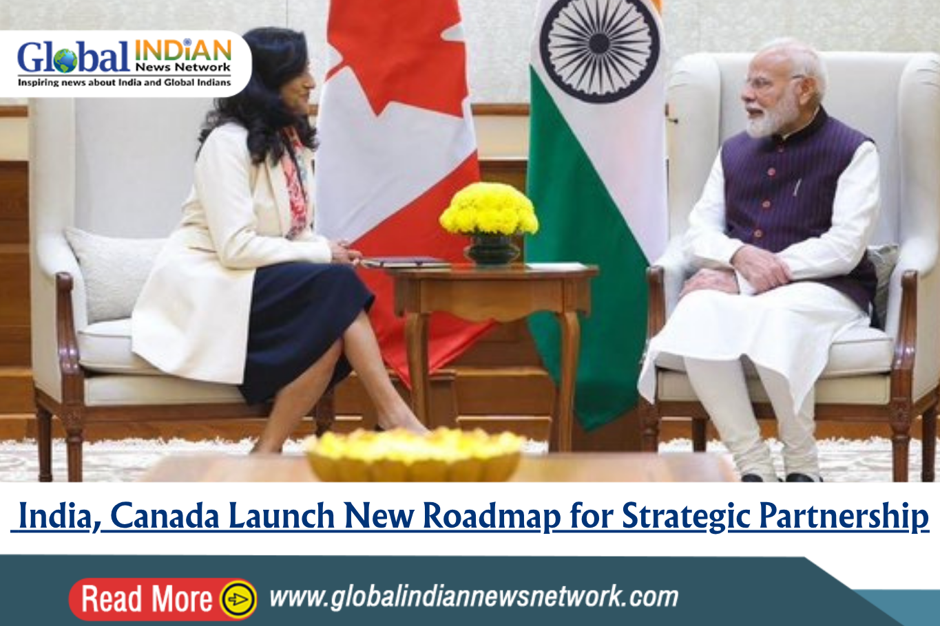  India, Canada Launch New Roadmap for Strategic Partnership
