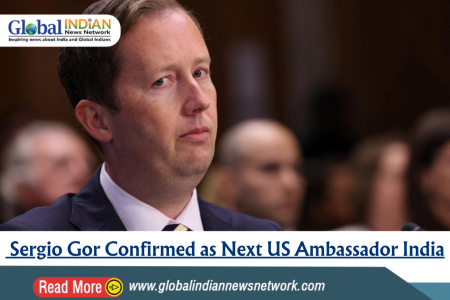 Sergio Gor Confirmed as Next US Ambassador India Sergio Gor Confirmed as Next US Ambassador India