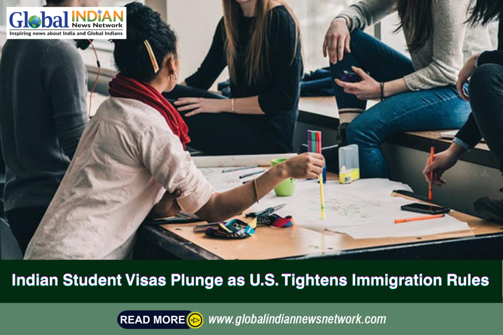 Indian Student Visas Plunge as U.S. Tightens Immigration Rules