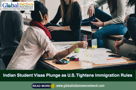 Indian Student Visas Plunge as U.S. Tightens Immigration Rules
