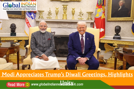 Modi Appreciates Trump’s Diwali Greetings, Highlights Unity