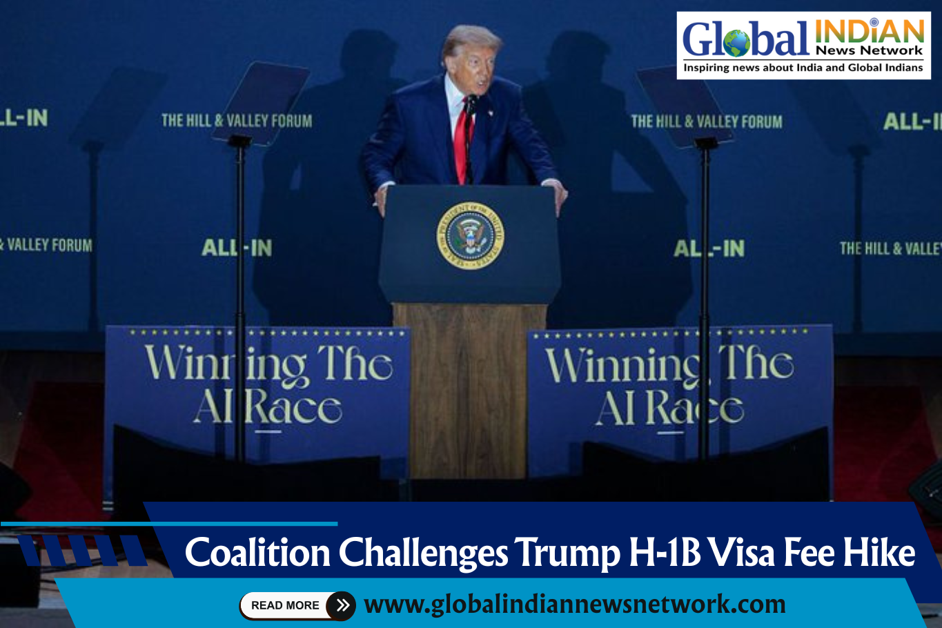  Coalition Challenges Trump H-1B Visa Fee Hike