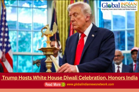 Trump Hosts White House Diwali Celebration, Honors India