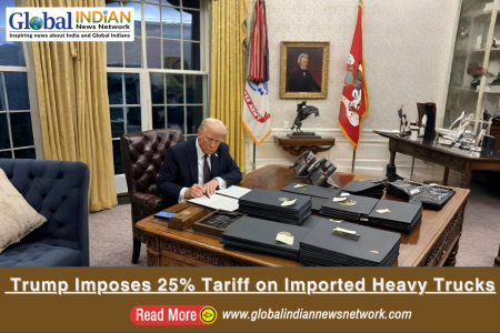Trump Imposes 25% Tariff on Imported Heavy Trucks Trump Imposes 25% Tariff on Imported Heavy Trucks