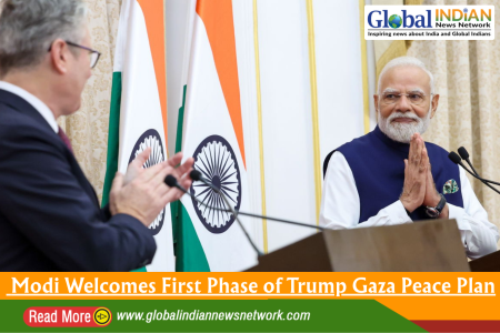 Modi Welcomes First Phase of Trump Gaza Peace Plan