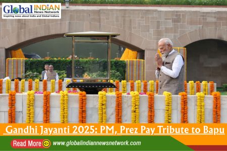Gandhi Jayanti 2025: PM, Prez Pay Tribute to Bapu