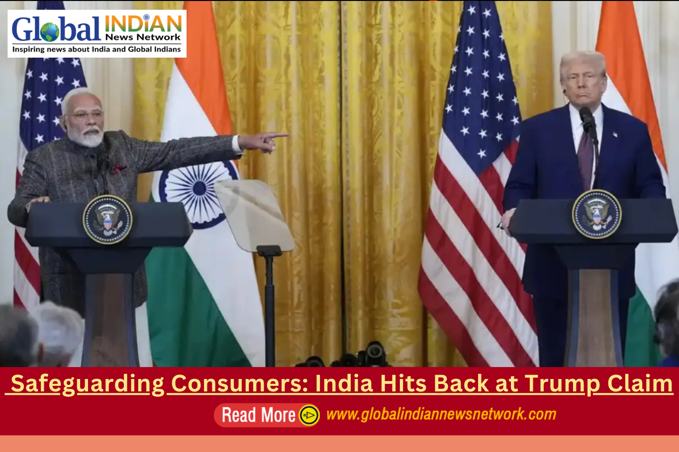  Safeguarding Consumers: India Hits Back at Trump Claim
