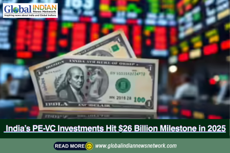 India’s PE-VC Investments Hit $26 Billion Milestone in 2025