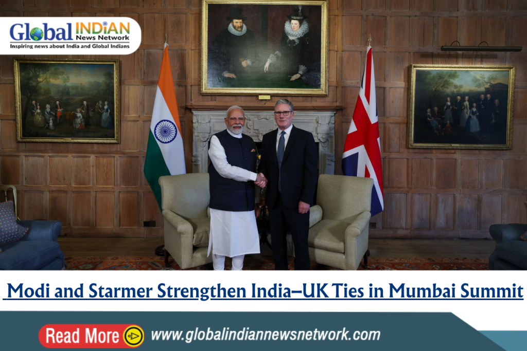 Modi and Starmer Strengthen India–UK Ties in Mumbai Summit