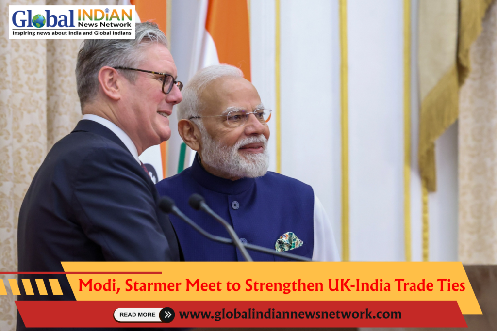 Modi, Starmer Meet to Strengthen UK-India Trade Ties