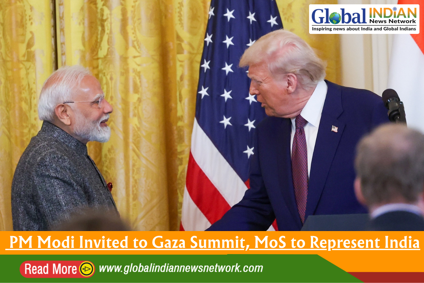 PM Modi Invited to Gaza Summit, MoS to Represent India