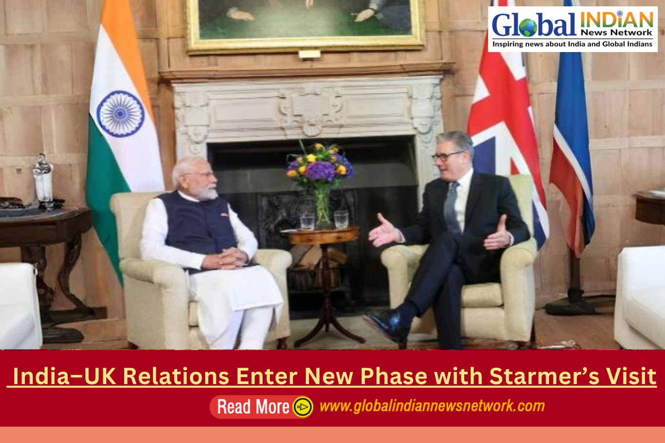  India–UK Relations Enter New Phase with Starmer’s Visit