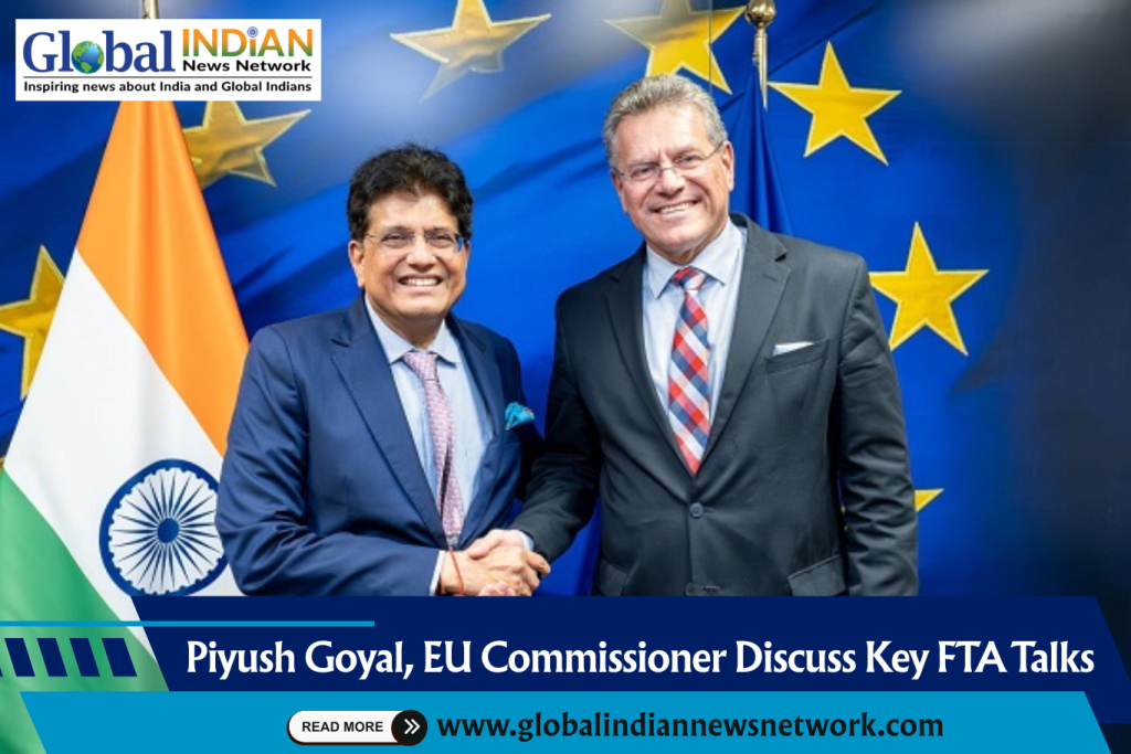 Piyush Goyal, EU Commissioner Discuss Key FTA Talks