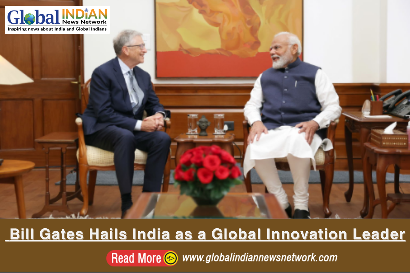  Bill Gates Hails India as a Global Innovation Leader