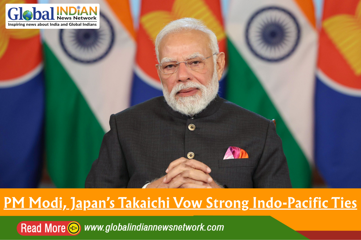 PM Modi, Japan’s Takaichi Vow Strong Indo-Pacific Ties
