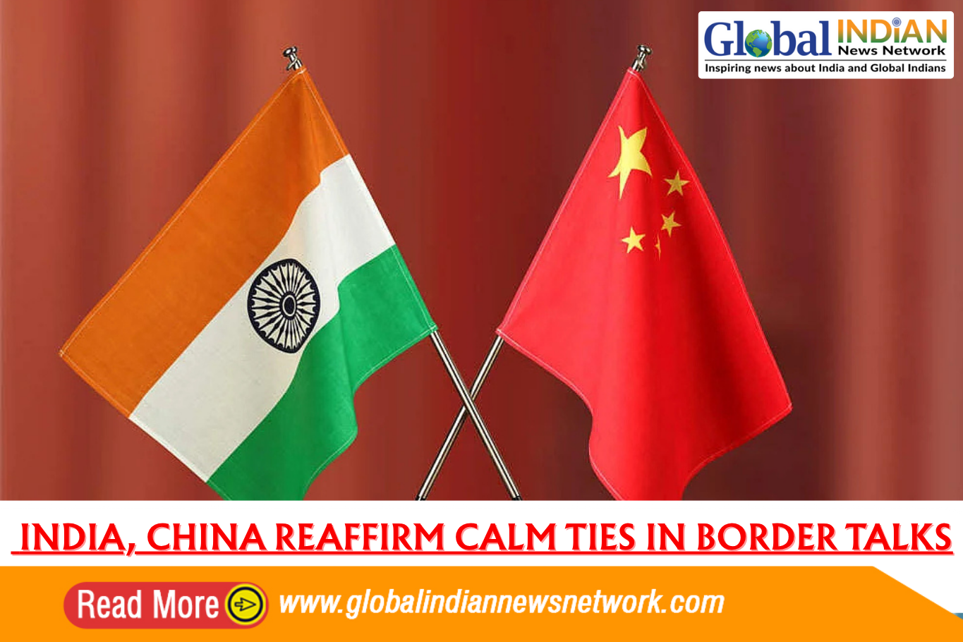  India, China Reaffirm Calm Ties in Border Talks