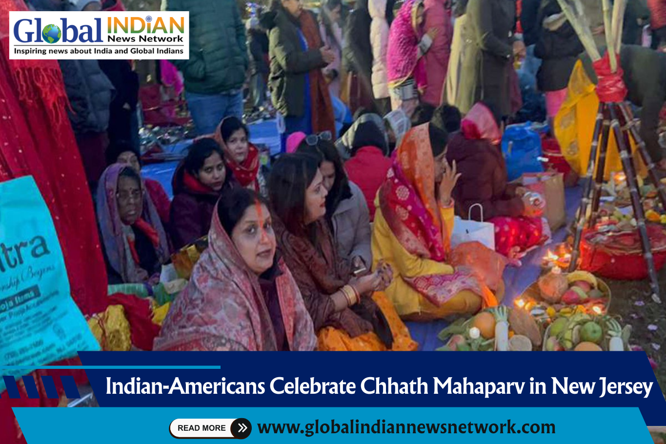  Indian-Americans Celebrate Chhath Mahaparv in New Jersey