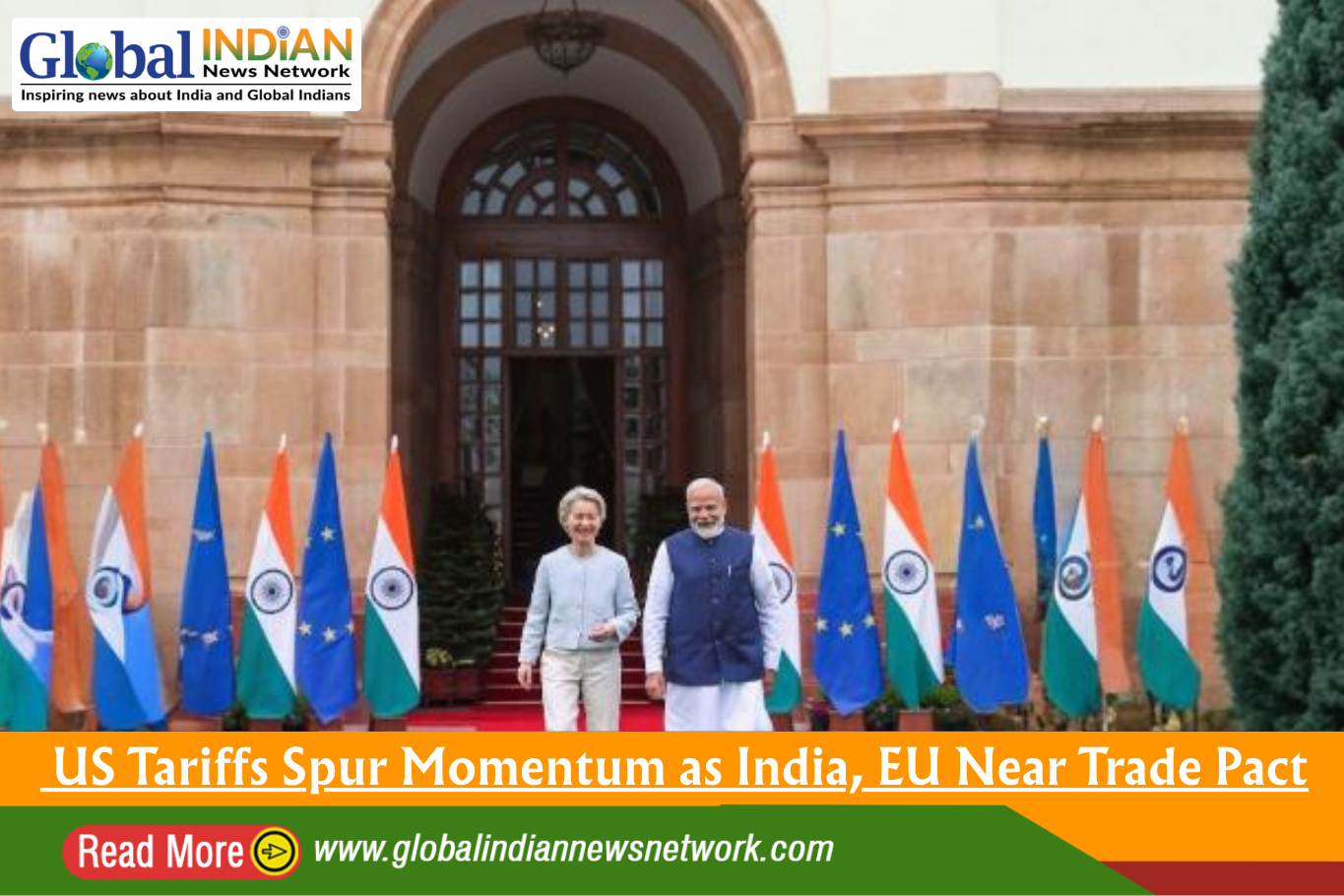  US Tariffs Spur Momentum as India, EU Near Trade Pact
