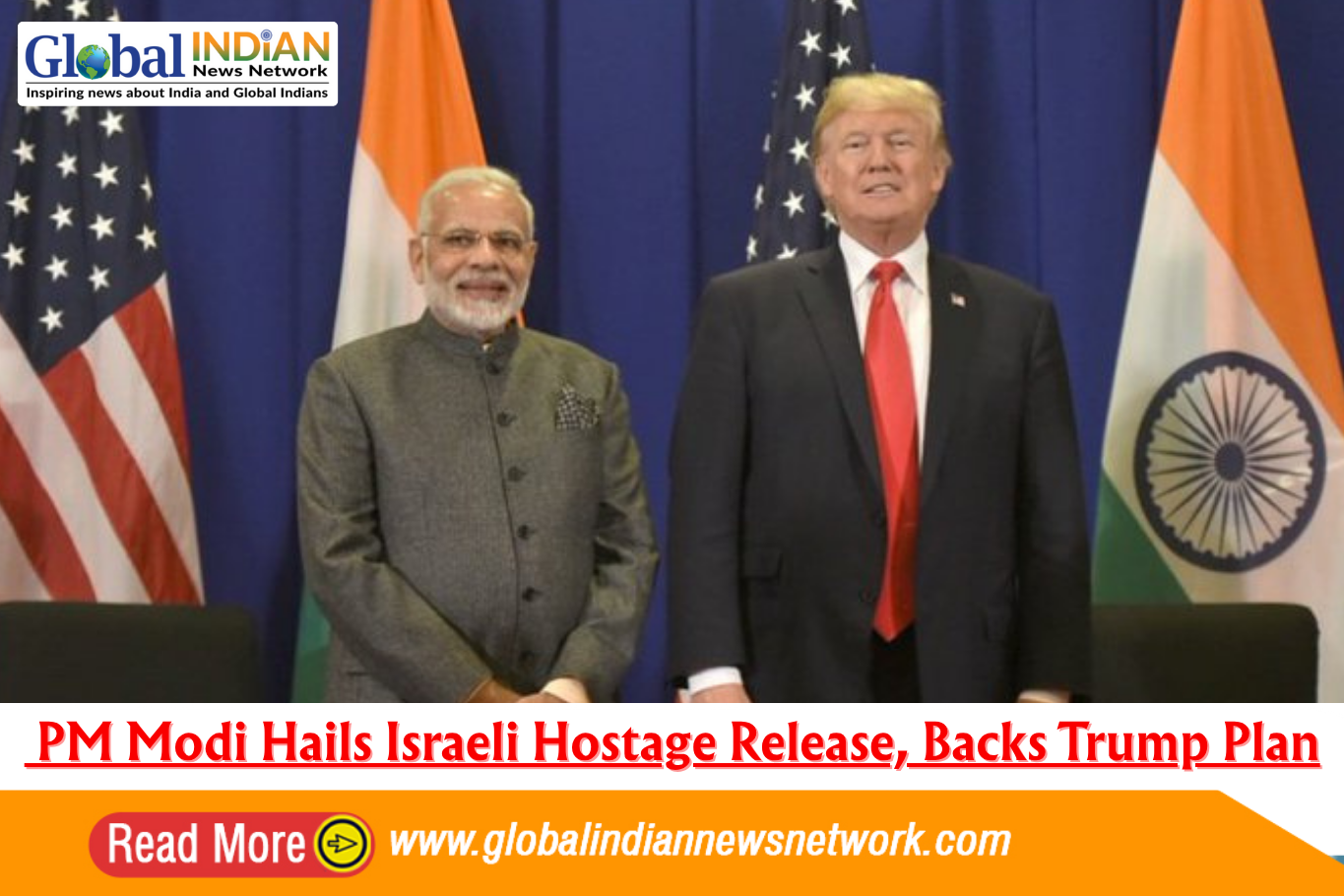  PM Modi Hails Israeli Hostage Release, Backs Trump Plan