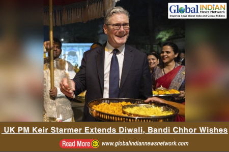UK PM Keir Starmer Extends Diwali, Bandi Chhor Wishes