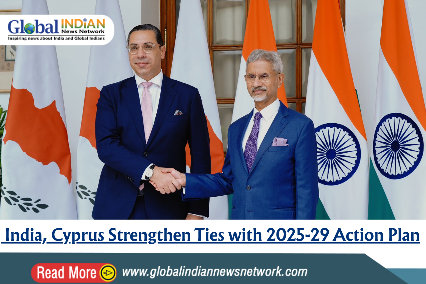  India, Cyprus Strengthen Ties with 2025-29 Action Plan