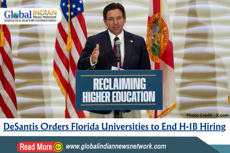 DeSantis Orders Florida Universities to End H-1B Hiring