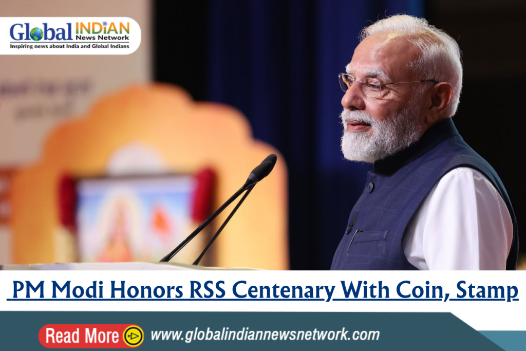 PM Modi Honors RSS Centenary With Coin, Stamp PM Modi Honors RSS Centenary With Coin, Stamp