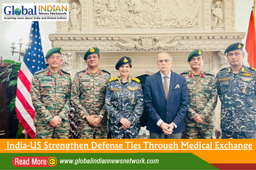 India-US Strengthen Defense Ties Through Medical Exchange