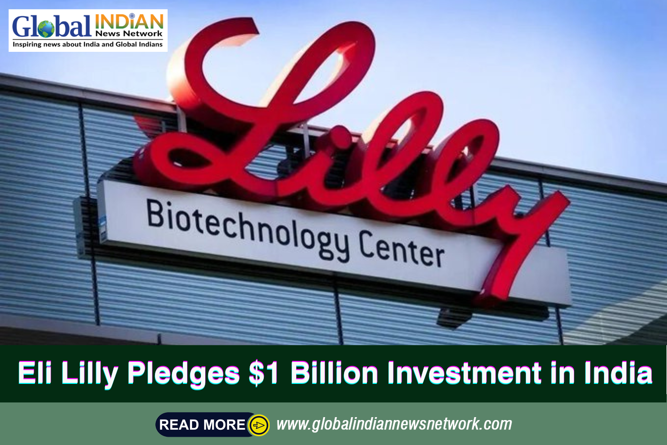  Eli Lilly Pledges $1 Billion Investment in India
