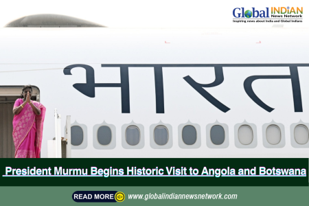 President Murmu Begins Historic Visit to Angola and Botswana