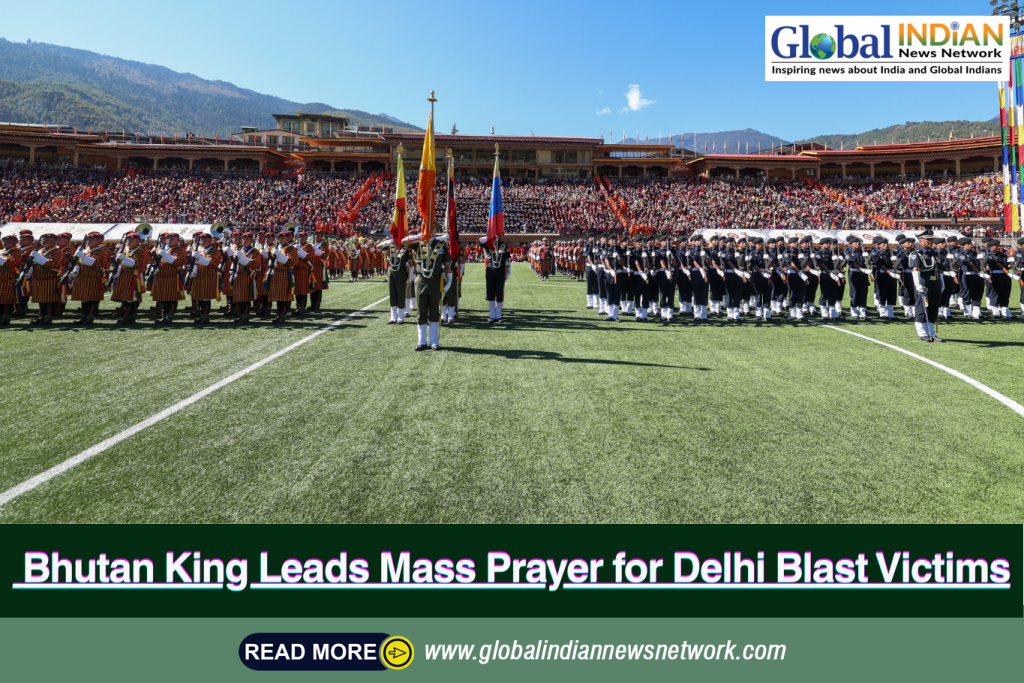 Bhutan King Leads Mass Prayer for Delhi Blast Victims