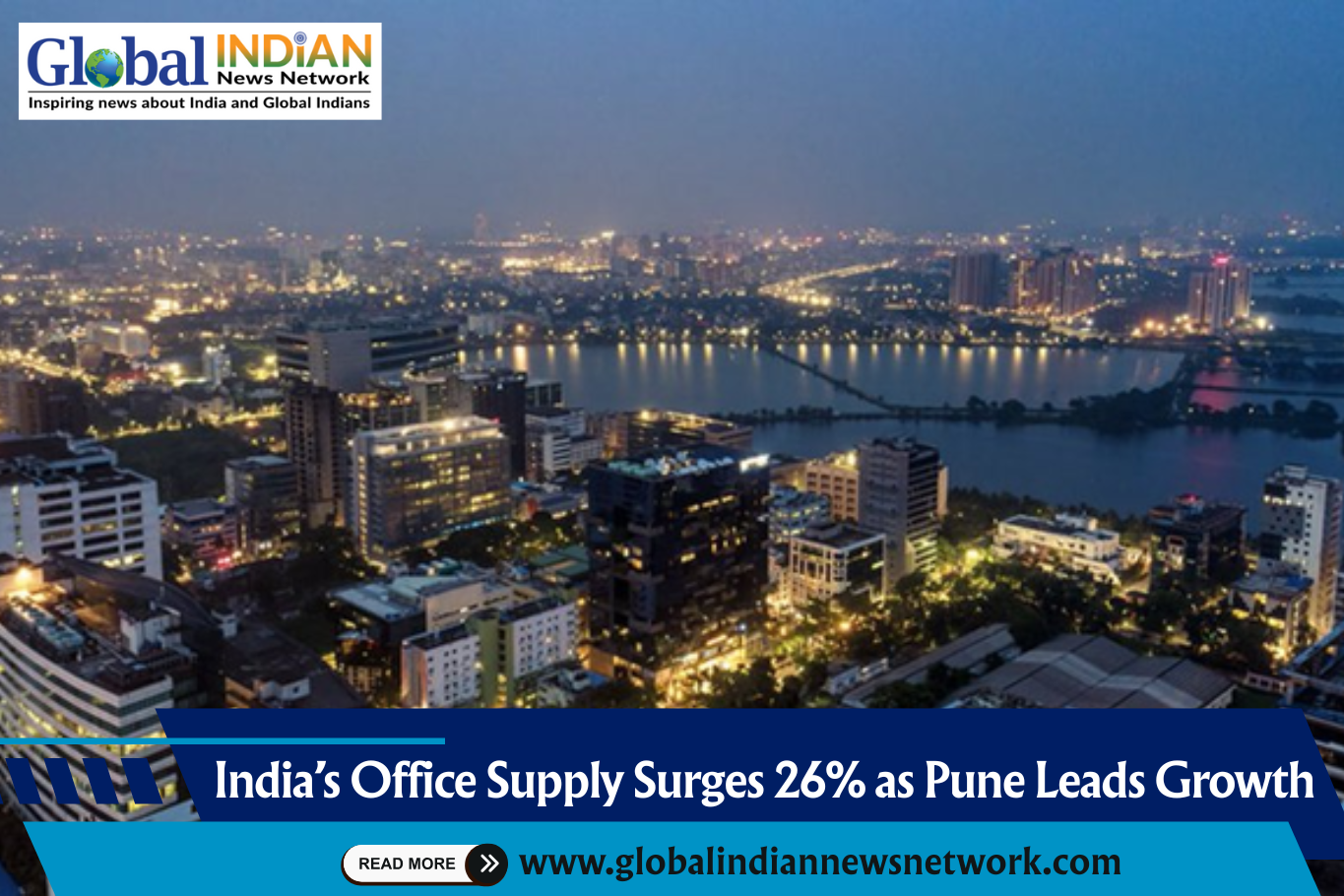  India’s Office Supply Surges 26% as Pune Leads Growth