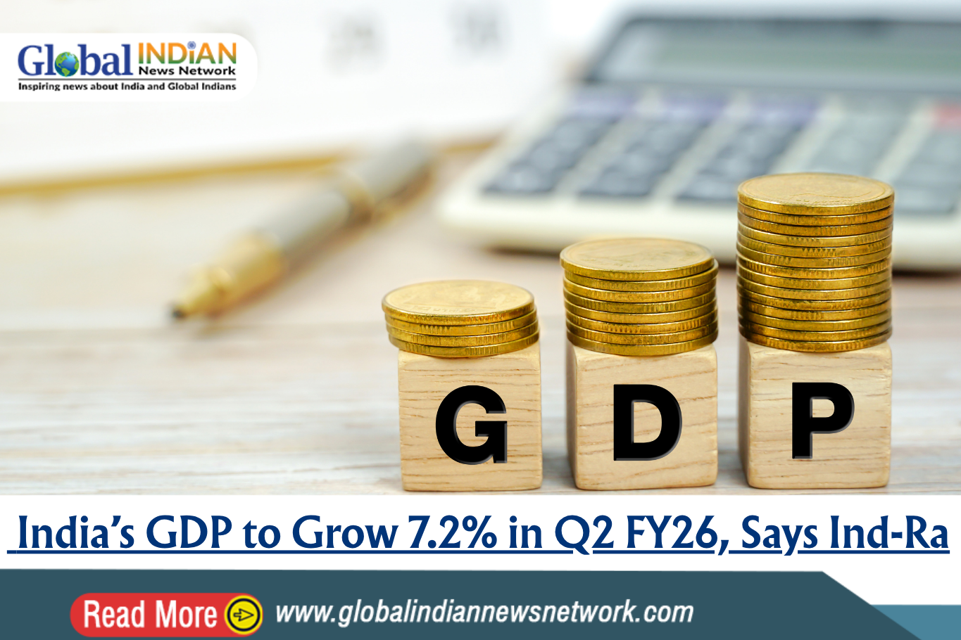  India’s GDP to Grow 7.2% in Q2 FY26, Says Ind-Ra