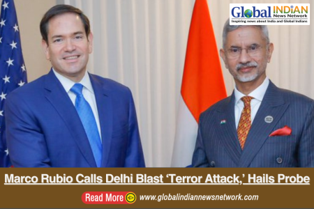 Marco Rubio Calls Delhi Blast ‘Terror Attack,’ Hails Probe Marco Rubio Calls Delhi Blast ‘Terror Attack,’ Hails Probe