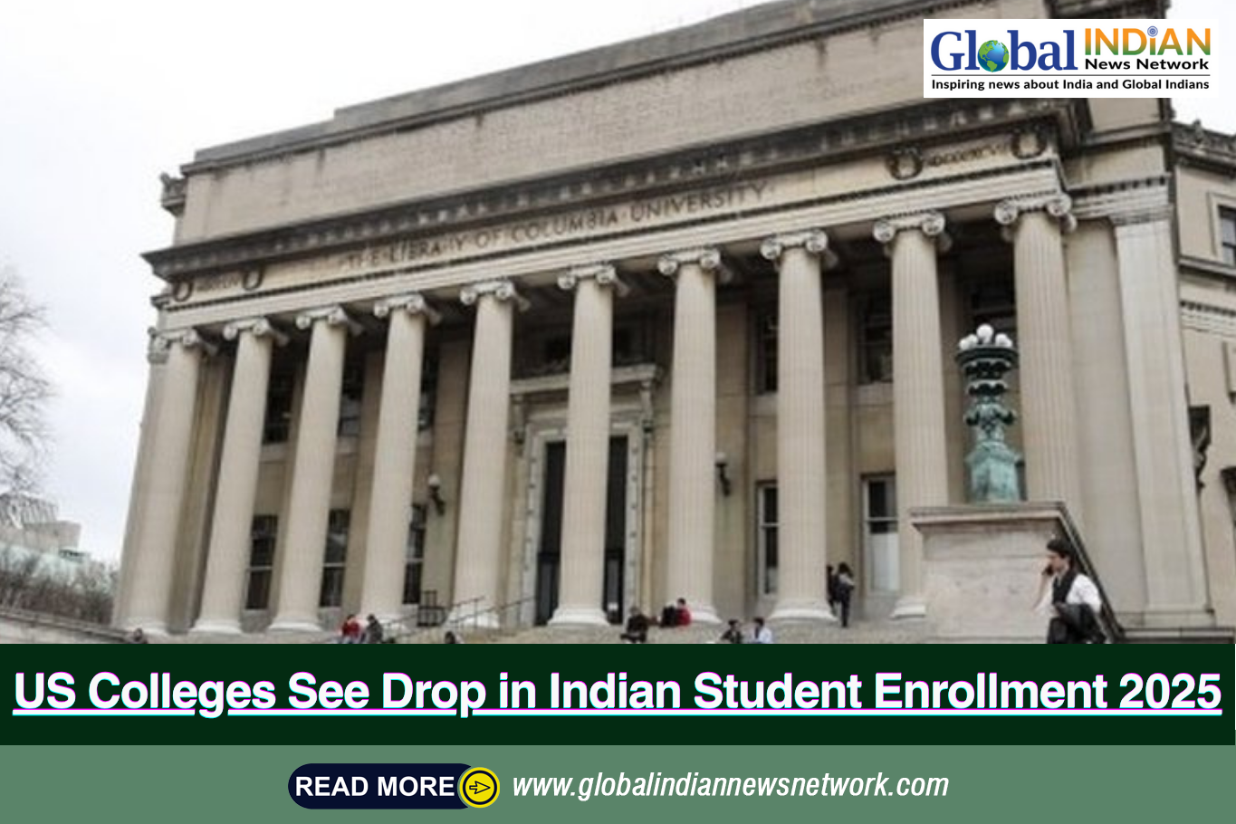 US Colleges See Drop in Indian Student Enrollment 2025