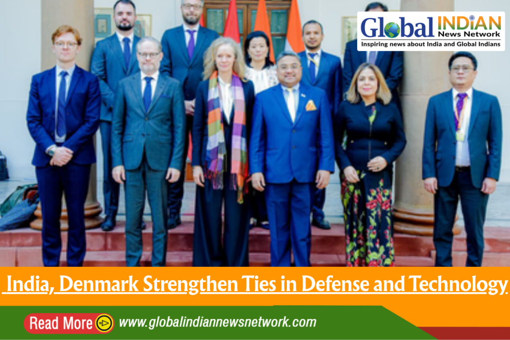 India, Denmark Strengthen Ties in Defense and Technology