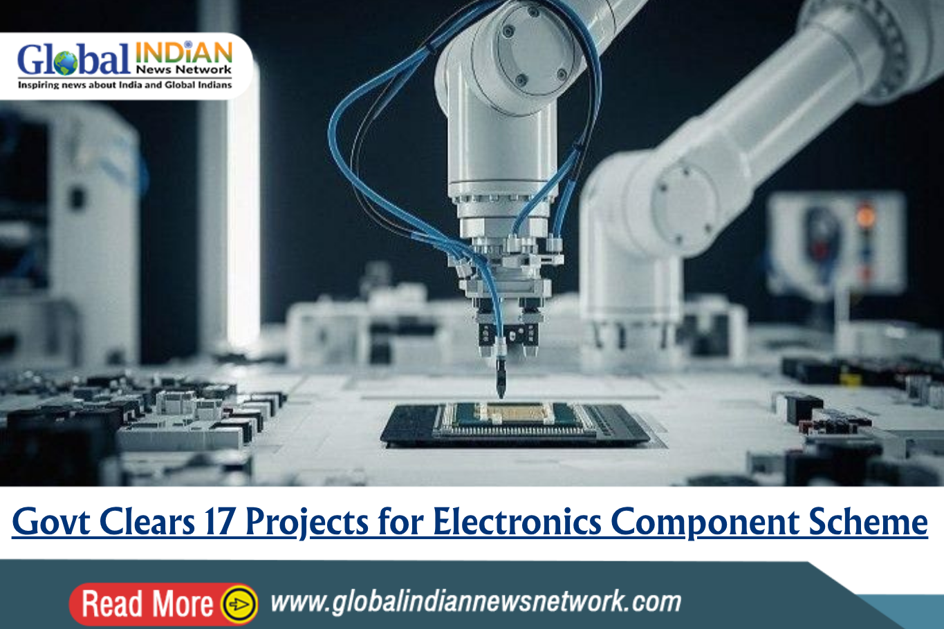 Govt Clears 17 Projects for Electronics Component Scheme