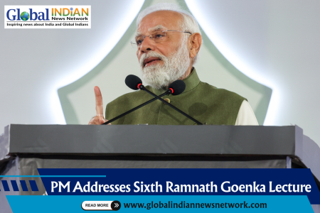 PM Addresses Sixth Ramnath Goenka Lecture