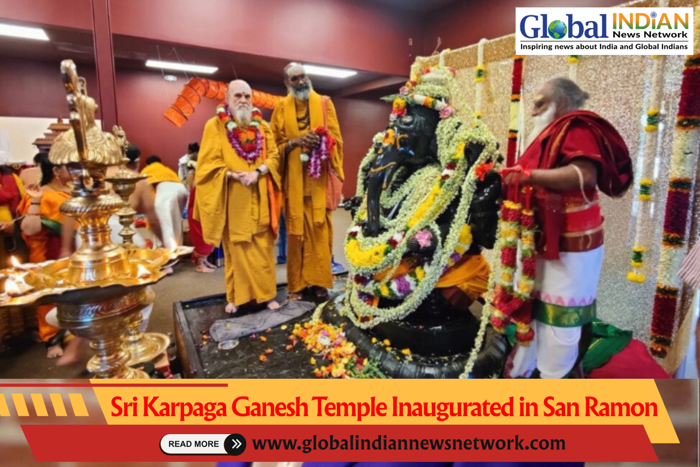  Sri Karpaga Ganesh Temple Inaugurated in San Ramon
